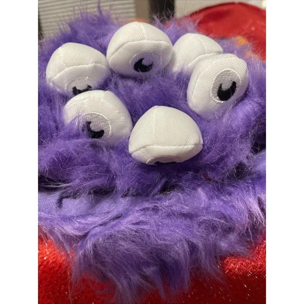 BRAND NEW Boots and Barkley PET Purple Spider Costume 2 piece Medium DOG